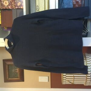 Madewell Inland Turtleneck Sweater in Coziest Yarn in Navy Size Small